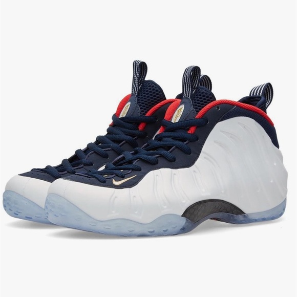 The Nike Air Foamposite One Olympic Nike 314996 008 Like New Men size 9 - Picture 3 of 9